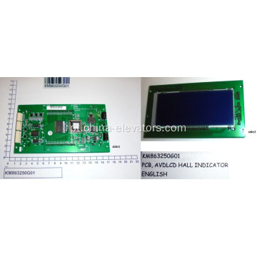 KM863250G01 AVDLCD HALL Indicator Board for Kone Lifts